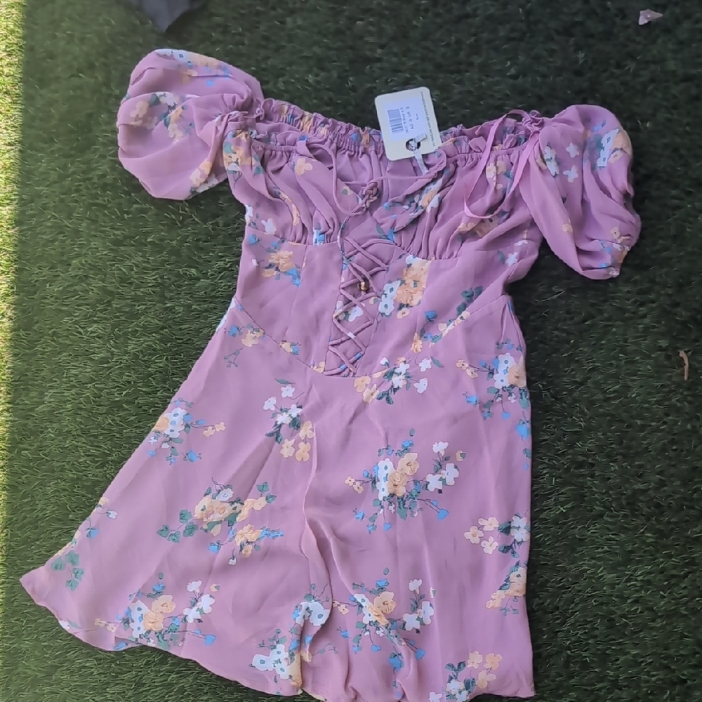 Mika & Gala Pink Floral Dress